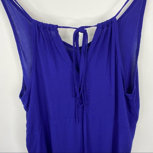 Intimately Free People Eyelash Sleeveless Floral Lace Boho Slip Dress Blue XS - Picture 4 of 9